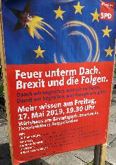 An event poster in street in Munich