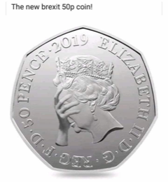 The new brexit 50p coin
